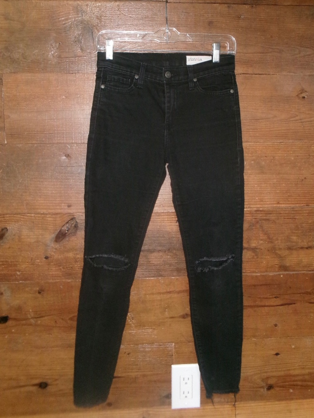 Pistola black skinny jeans size 26